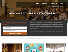 Tablet Screenshot of israelistartupsnyc.com